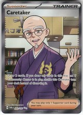 caretaker pokemon card Pokmon TCG Twilight Masquerade 203/167 Holo Full Art Near Mint A home for the TCGers Caretaker #203 Prices | Pokemon