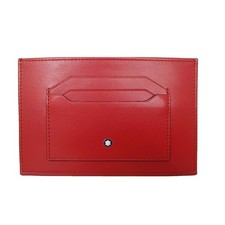 Porte-cartes Montblanc Unisexe Meisterstück 6cc Rouge – NEUF – Réf. 129909