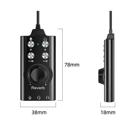 Karta dźwiękowa USB USB C 7 1 Surround Sound Audio Adapter do PC i laptopów - Zdjęcie 8 z 17