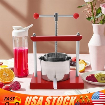3L Fruit Wine Cider Press Apple Grapes Crusher Juice Maker Juicer Wine Making!