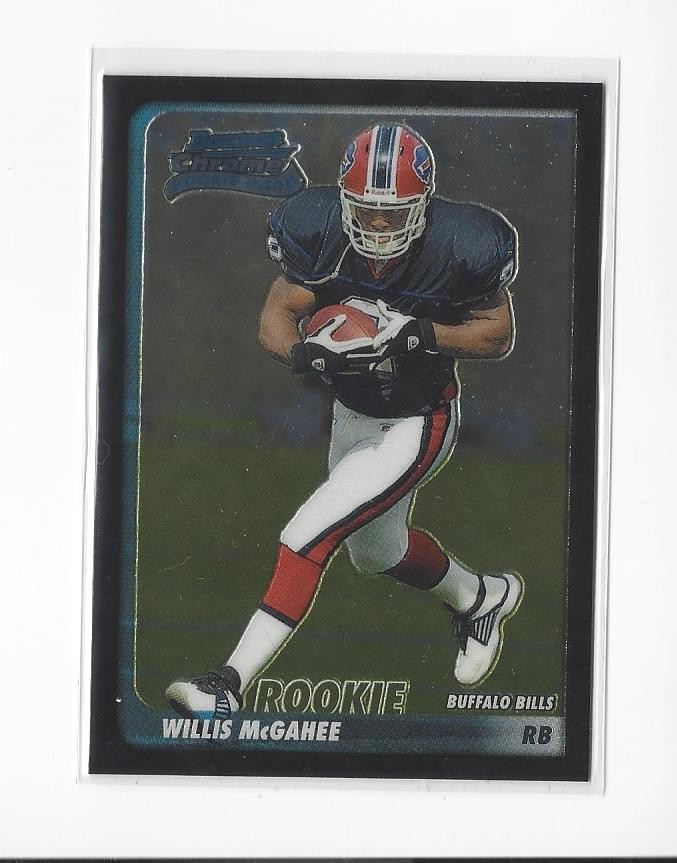 2003 Bowman Chrome #206 Willis McGahee RC Rookie Bills
