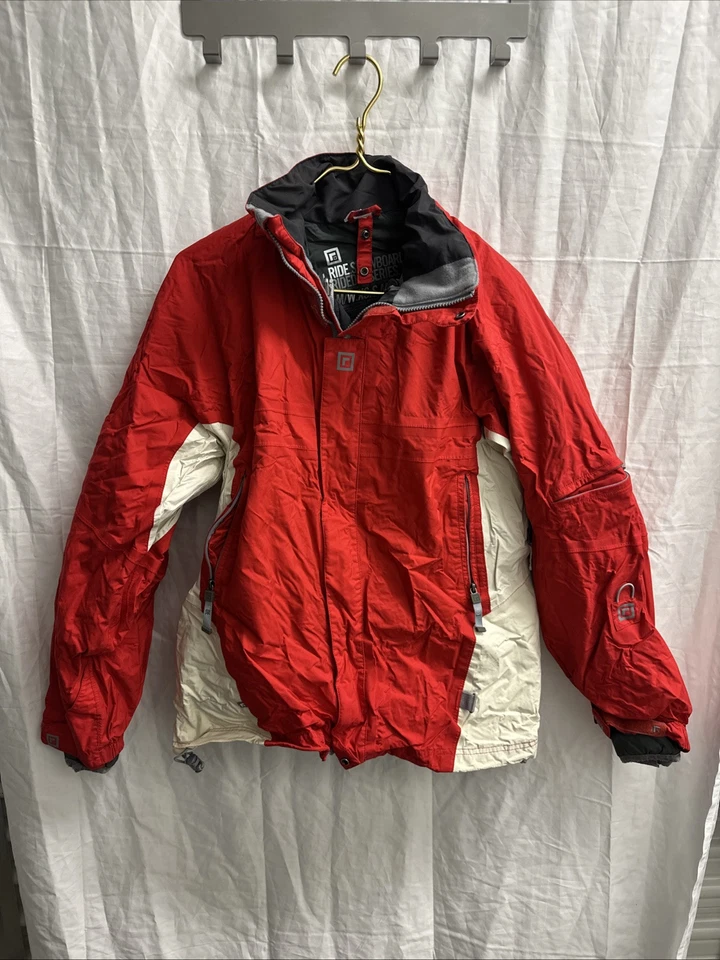 Ride Snowboards Mujer Chaqueta Abrigo Talla L Grande Ride Dry Series Rojo Foto 2 de 4