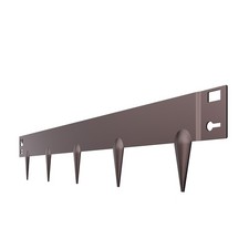 Steel Landscape Edging 5 Packs 39x3in Rust-Re...