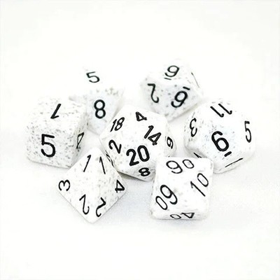 KOPLOW GAMES Koplow  7 Polyhedral Dice Speckled & Elemntal Arctic  7 Dice Rpg Se