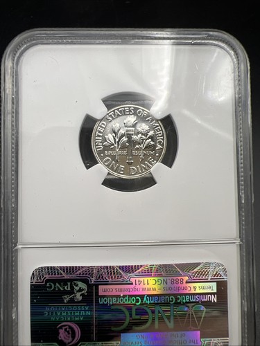 1956 P 10c Roosevelt Silver Dime Coin PF69 NGC Gem Proof Certified - Picture 2 of 6