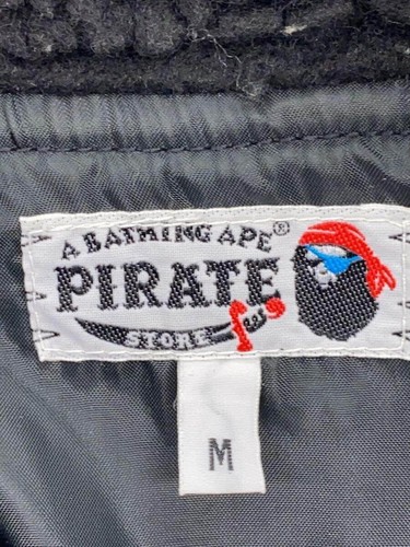 A BATHING APE fleece Jacket black M Used - Picture 3 of 7