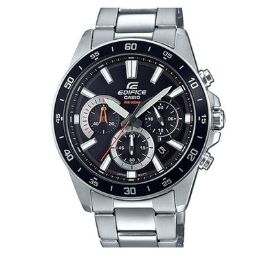 Casio Edifice Men's Chronograph Black Dial Stainless Steel Watch EFV-570D-1A