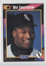 1992 Starting Lineup Cards Black Back Sheet Hand Cut Singles Bo Jackson 0ad