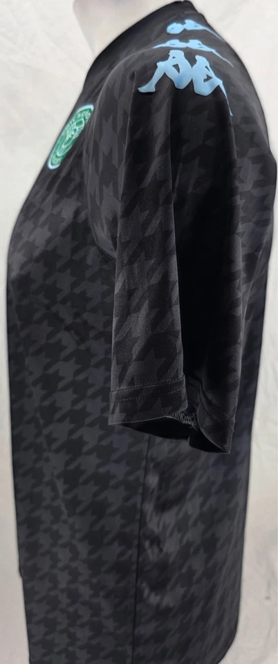 Рубашка регби мужская Chicago Hounds каппа черная с коротким рукавом вырезом лодочкой размер XL - Изображение 2 из 4