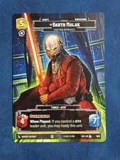 Darth Malak Star Wars Unlimited: Prestige Legends Of The Force 1068