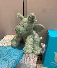 Jellycat Fuddlewuddle Dragon Sage Soft Plush Toy for Kids 9 Inches