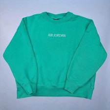 Women  s Nike Air Jordan Green Oversized Sweatshirt