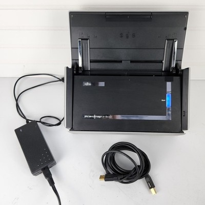Fujitsu Scan Snap S1500 Scanner w/ AC Adapter + USB Tested
