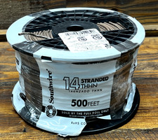 Southwire 500 Ft 14 AWG Stranded Brown THHN-THWN 600Volt Wire 22962558 New Roll
