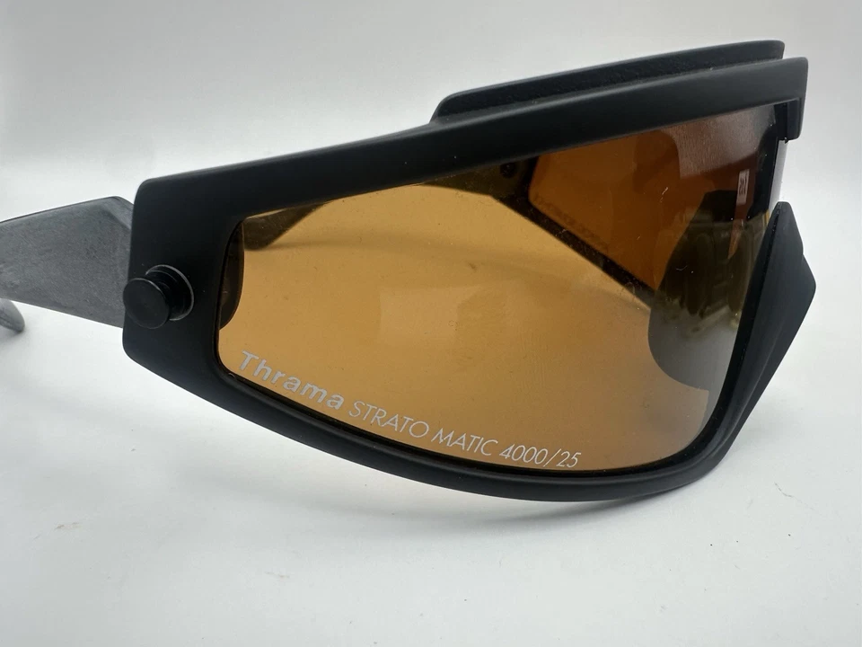 Gafas de sol de ciclismo Briko unisex negras de colección hechas en Italia Thrama STRATO MATIC 4000 Foto 2 de 4