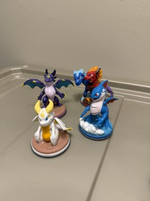 Epics Dragons Prodigy Lot: Math Figures Chill & Char, Eclipse, Luna, Tidus