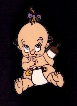 Disney Tauschen 1990 Disneyland Baby Herman Von Roger Hase Pin