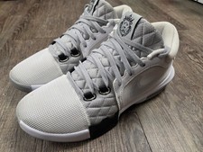 Nike LeBron James Witness VIII White Light Smoke Grey Black FB2239-100 Men's 8