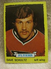 1973-74 Topps Hockey Card #149 Dave Schultz Philadelphia Flyers NHL rookie. rookie card picture