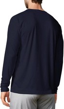 Men's UPF 50 Long Sleeve Rash Guard CQuick Dry Sun Protection Shirt for Running