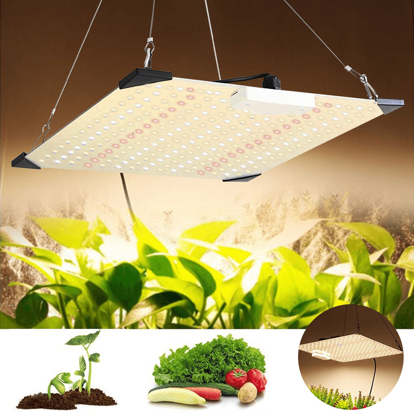 1000w Full Spectrum Led For Indoor Plant Growth 4x4 Ft Cover