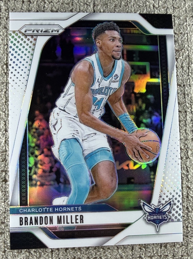 2024-25 Panini Prizm White Prizm /175 Brandon Miller #109