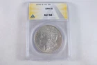 NobleSpirit Morgan SILVER Dollar 1890 ANACS 58 SUPER SLIDER