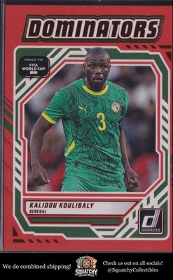 2025-26 Donruss Road to FIFA World Cup #5 Kalidou Koulibaly Dominators Red