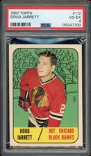 1967-68 Topps Hockey Doug Jarrett Chicago Blackhawks #112 GH01