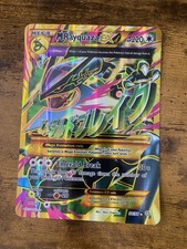 M Rayquaza EX Full Art Holo Secret Rare XY Ancient Origins 98/98 JUMBO CARD on eBay