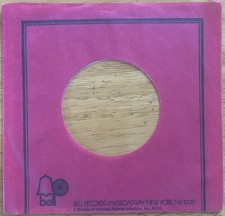 Bell Records red 45rpm commercial/company sleeves: Lot of 4