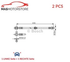 BREMSSCHLAUCH BREMSLEITUNG PAAR BOSCH 1 987 481 173 2PCS P FÜR VW PASSAT,CC