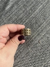 Dyrberg Kern Ring Gr. 56 Goldfarben mit Zirkonia Statement Damenring