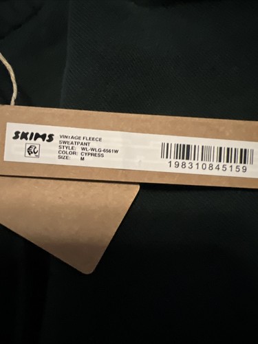 Medium Skims Vintage Fleece Sweatpants CYPRESS WL-WLG-6551W - Picture 5 of 9