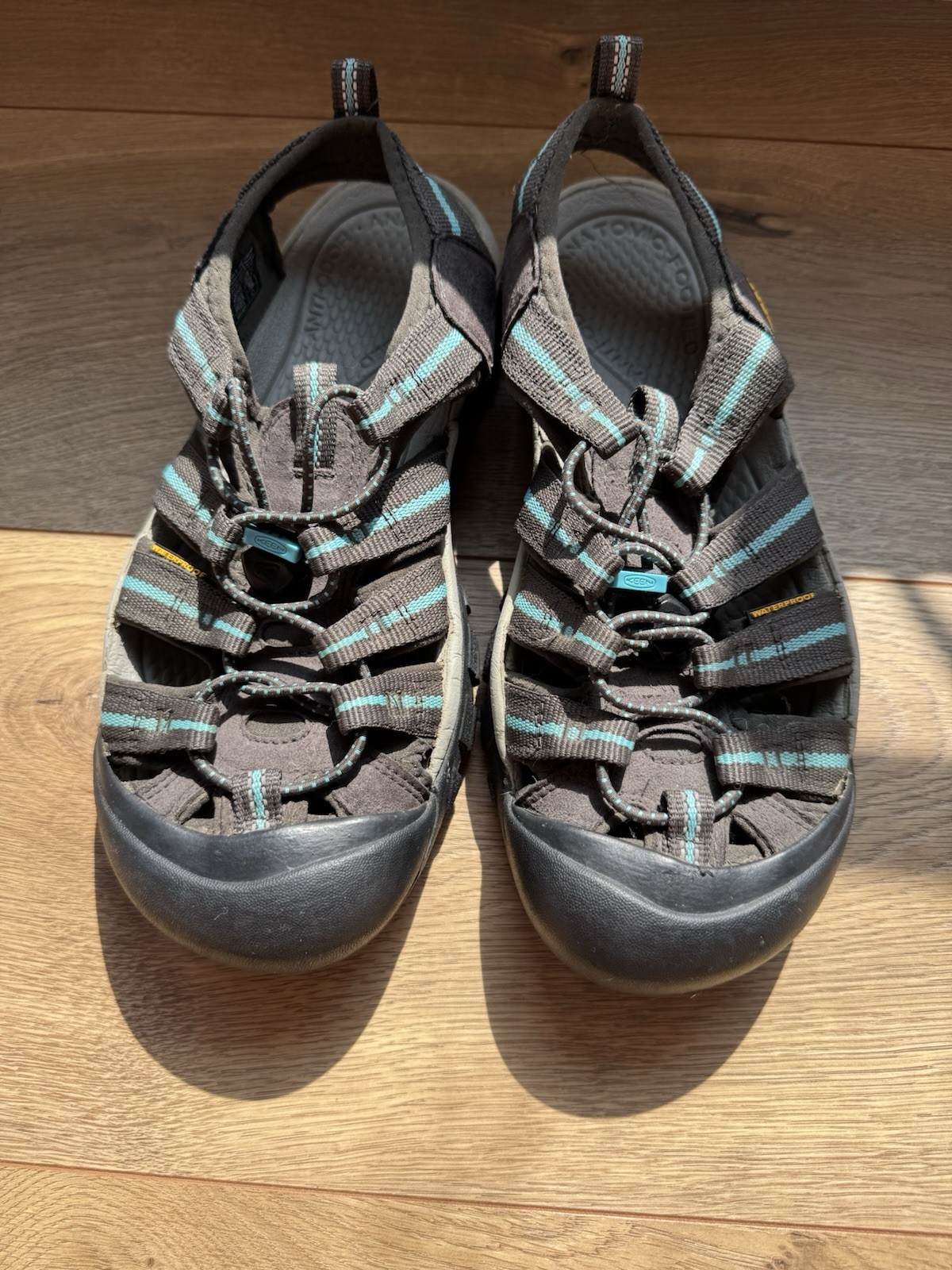 Sandali donna KEEN 1014200 grigio blu acqua Newport H2 Raven escursionismo sport taglia 8