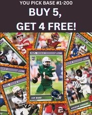 2025 Panini Score-A-Treat Football BASE #1-200 You Pick & Complete Your Set!