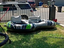 Ozark Trail Rapid Rider II Double River Float/Tube with Cooler Pool Lake 7'10.5"