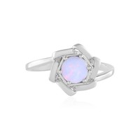 Cavill Damenring 0,495Ct Opal 925 Sterlingsilber Platinierter Ring- Echtschmuck