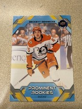 Upper Deck 2026 Prominent Rookies Beckett Sennecke Ducks NHL Card
