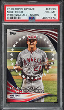 2019 Topps Update Mike Trout Perennial All-Stars #PAS30 PSA 8 NM-MT