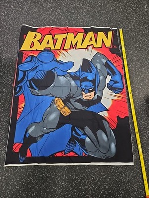 DC Comics Batman Quilt Top/Project Panel Cotton Fabric