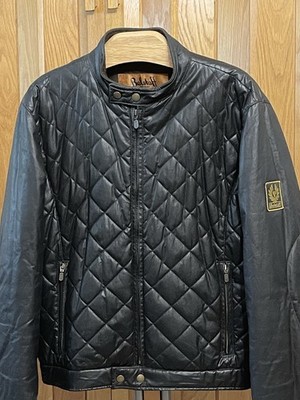 Belstaff Patterdale Blouson Jacke Wachsjacke Biker Steppjacke Herren XXL