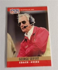 1990 Pro Set #299 George Seifert