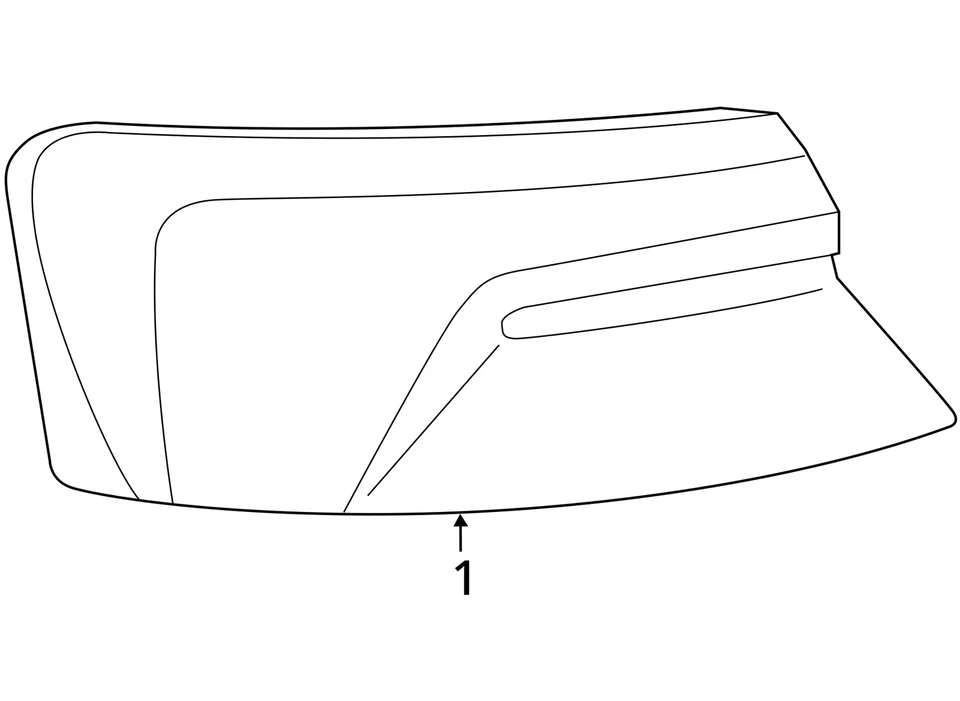 2019 Audi RS5 Right Taillight LED Sportback Quarter Panel Mounted Factory OEM - Image 4 of 4