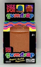 NeeDoh Gumdrop Super Solid Squish Orange Sensory Fidget Toy Schylling New