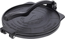 10-Inch Cast Iron Tortilla Press HD Spherrous, Commercial-Grade Cast Iron Tortil