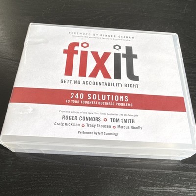 Fix It: Getting Accountability Right Audiobook CD Brilliance Audio Jeff Cummings