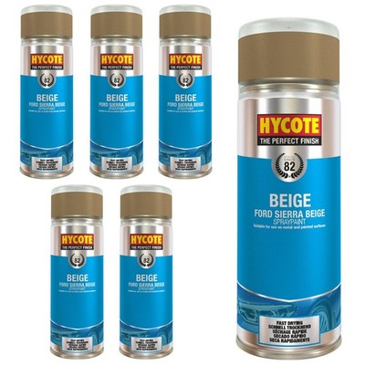 Hycote Farbspray Lack XUK1027 Ford Sierra Beige 400 ml x 6