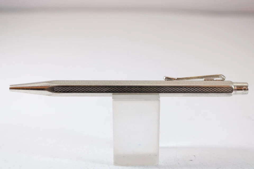 Vintage Caran d'Ache Ecridor Arlequin Rhodium Plated Ballpoint Pen - Image 2 of 4