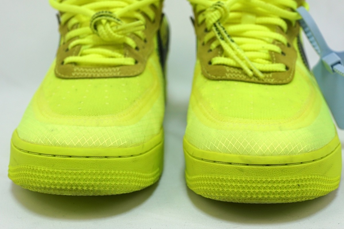 2018 OFF WHITE NIKE THE 10 AIR FORCE 1 Low Cut Sneaker Volt  US10.5 (approx. 28. thumbnail 6